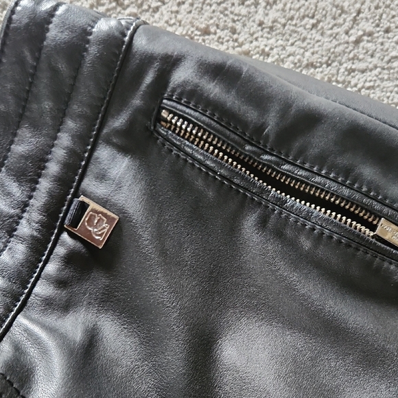 Black Leather Pants - Picture 3 of 6